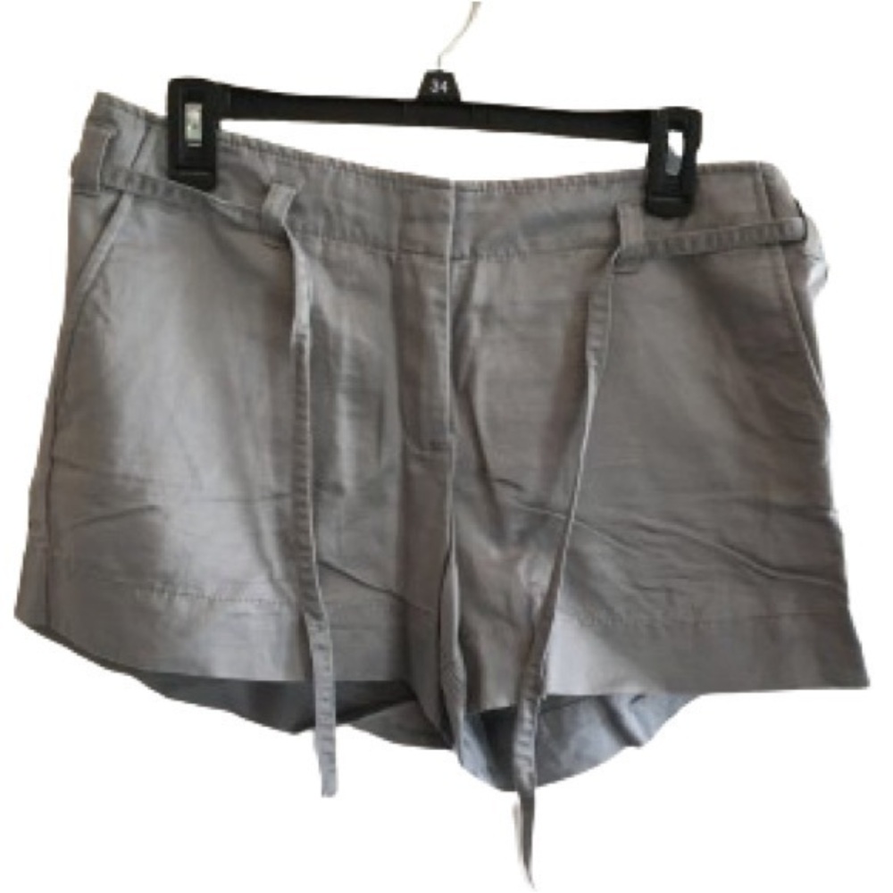 J. Crew City Fit gray linen shorts size 10